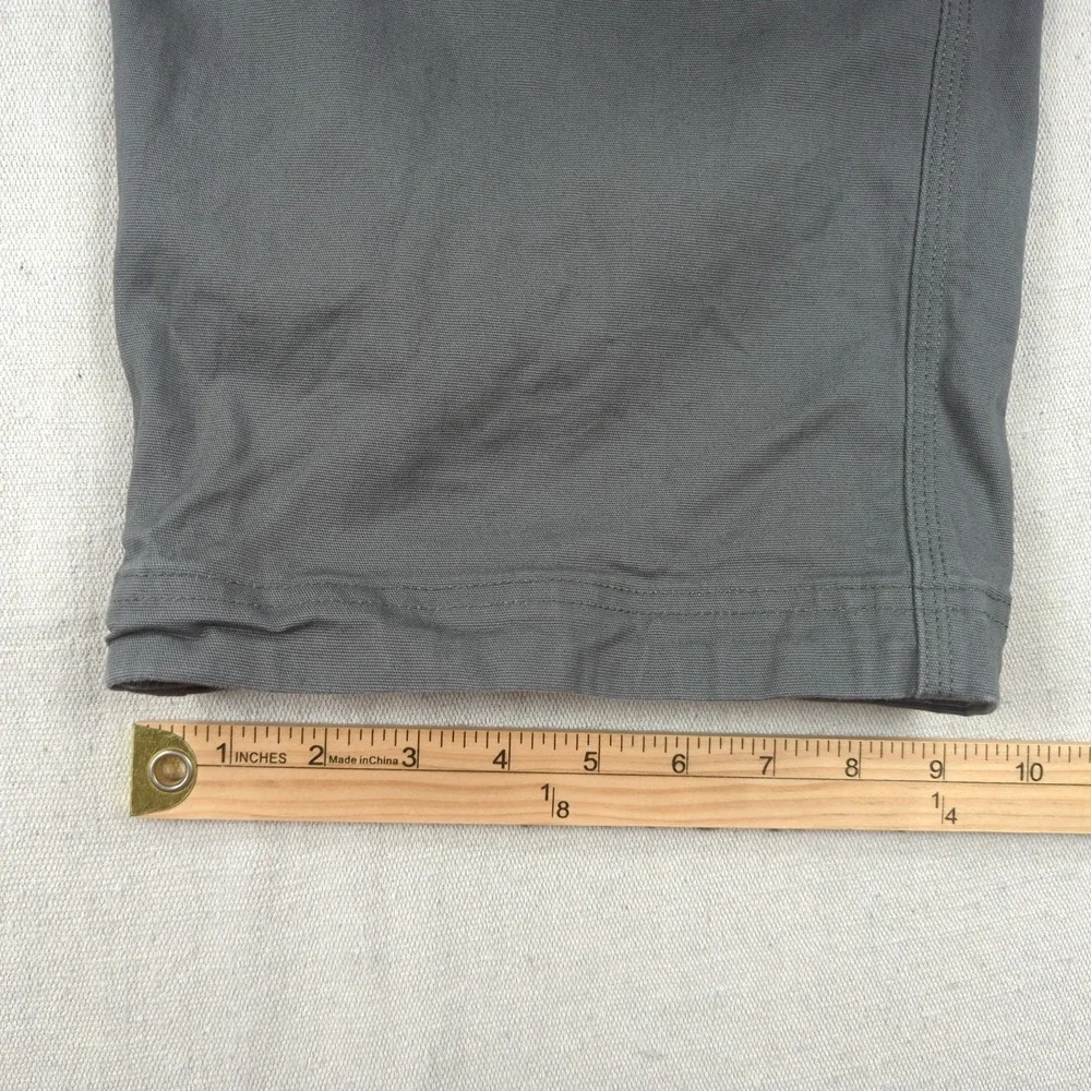 Duluth Trading Pants Mens 48x34 Khaki Flex Fire Hose Cargo Relaxed Utility